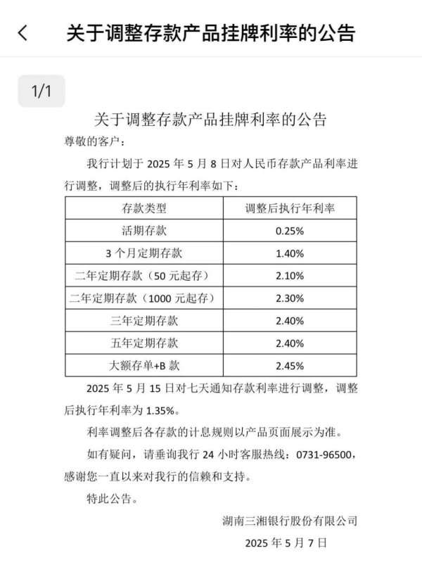 股票配资正规网 “降息潮”延续，多家民营银行下调存款利率