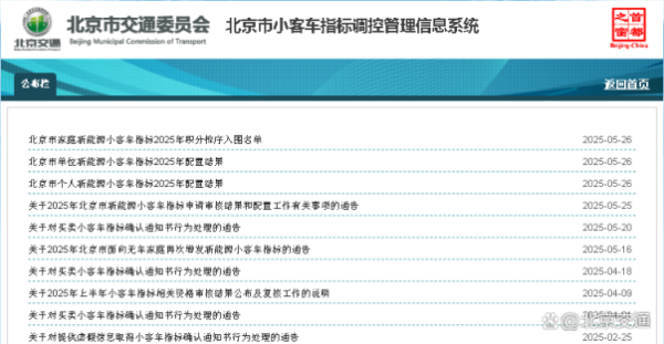 配资门户 【最新消息】北京市新能源小客车指标2025年配置结果和积分排序入围名单—&gt;