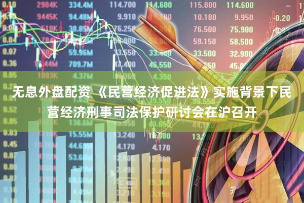 无息外盘配资 《民营经济促进法》实施背景下民营经济刑事司法保护研讨会在沪召开